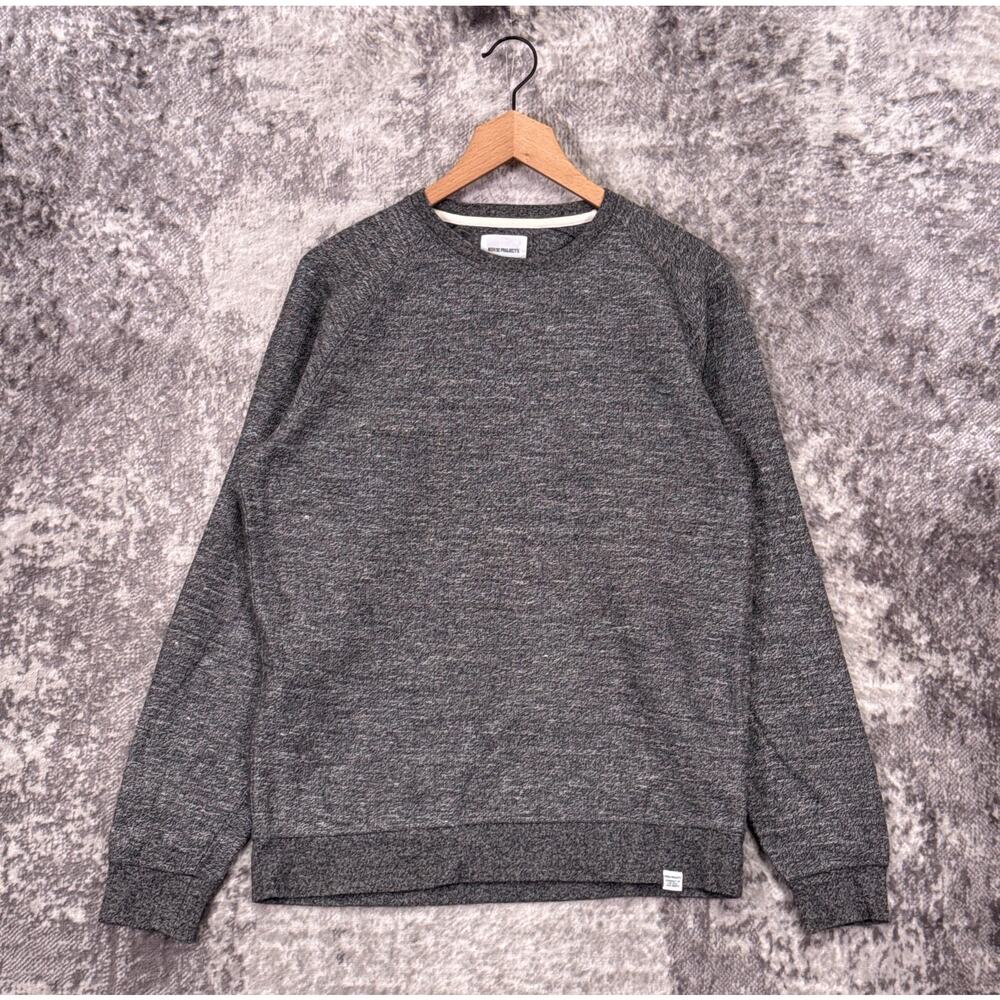Norse Projects Sweatshirt Medium Mens Loopback French Terry Cotton Linen Gray